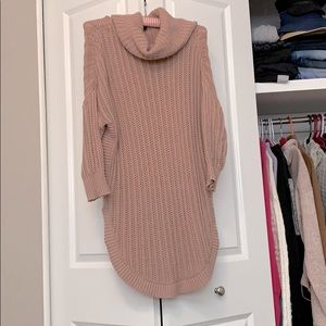 Tunic Turtleneck Sweater